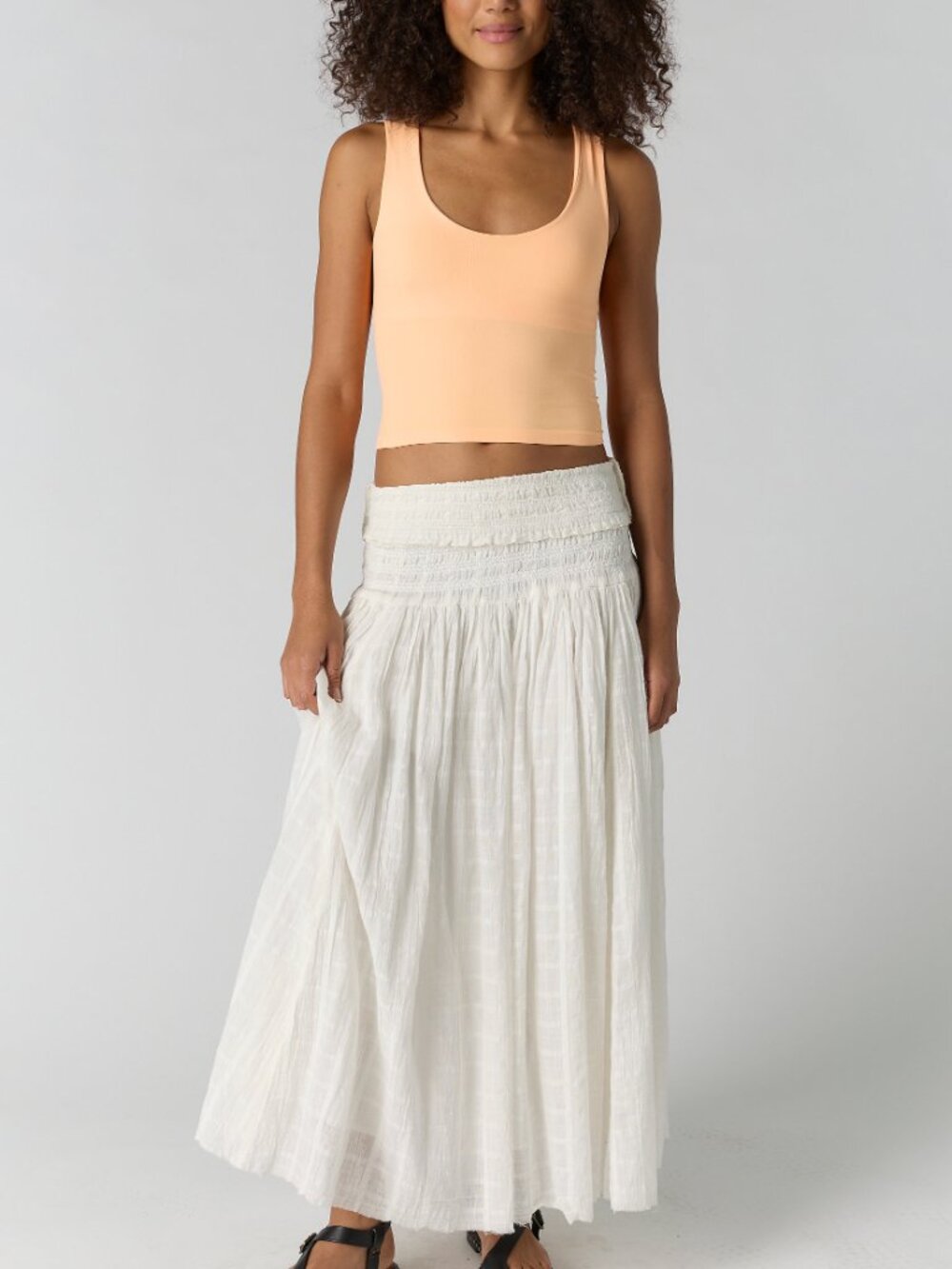 FREE PEOPLE Clean Lines Muscle Cami / Spark Light - Picture 5 of 6